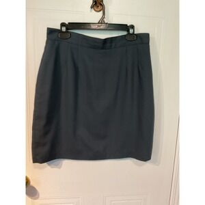 Bloomingdale's Pencil Skirt Womens Size 15 Grey Excellent Vintage Made in Canada